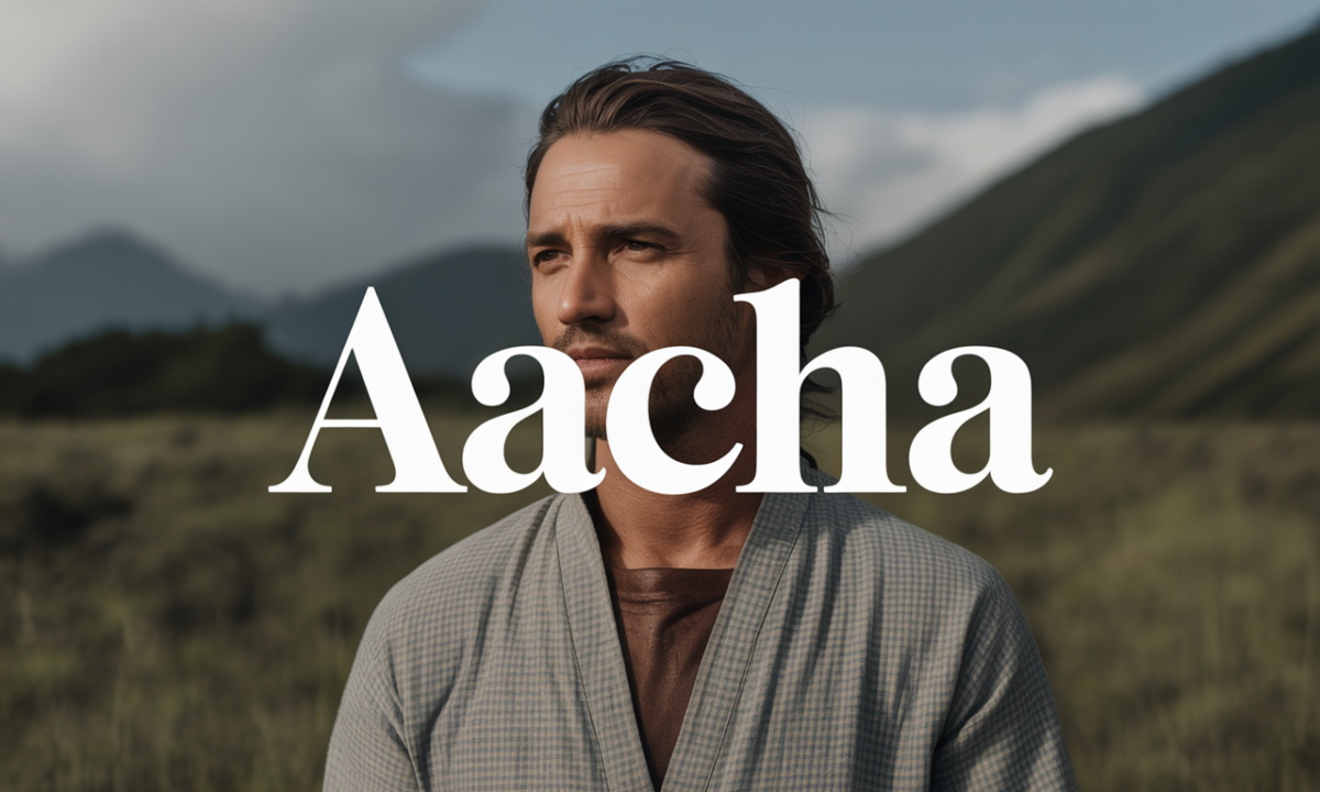 Illustration symbolique liée à l’origine du prénom Aacha