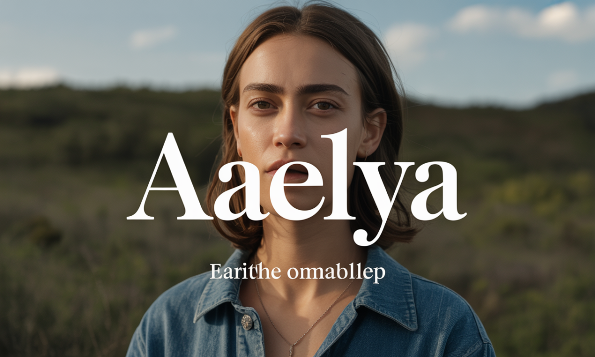 Illustration symbolique liée à l’origine du prénom Aaelya