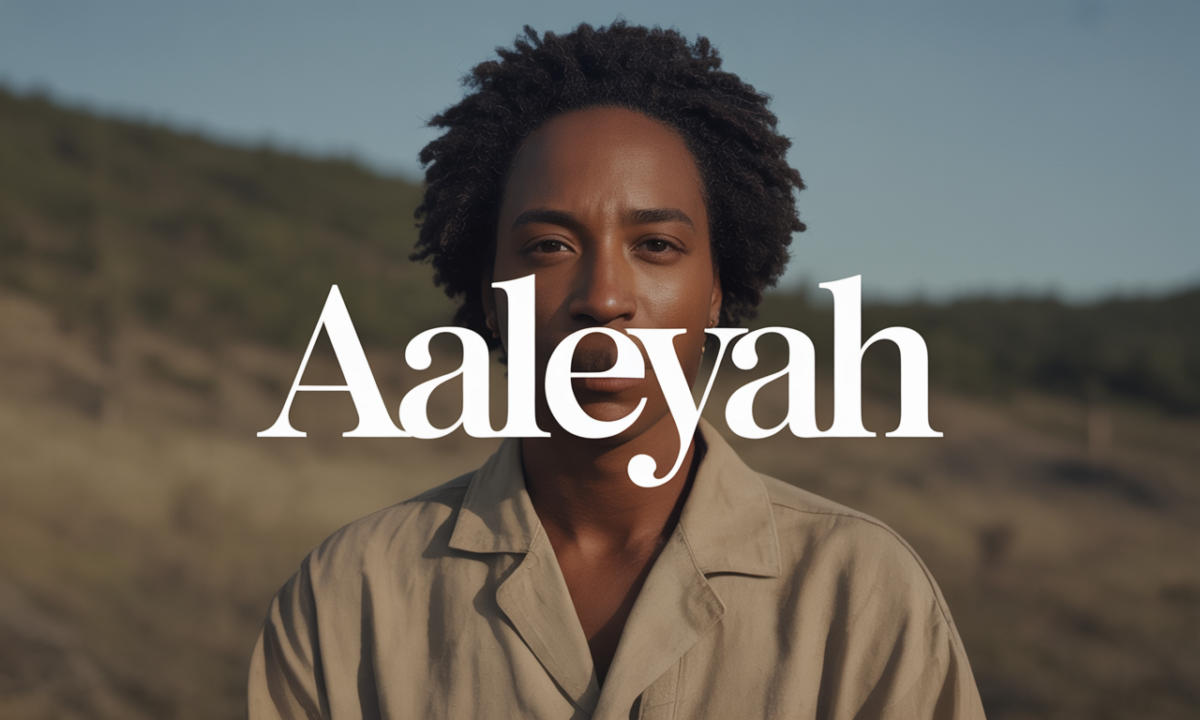 Illustration symbolique liée à l’origine du prénom Aaleyah