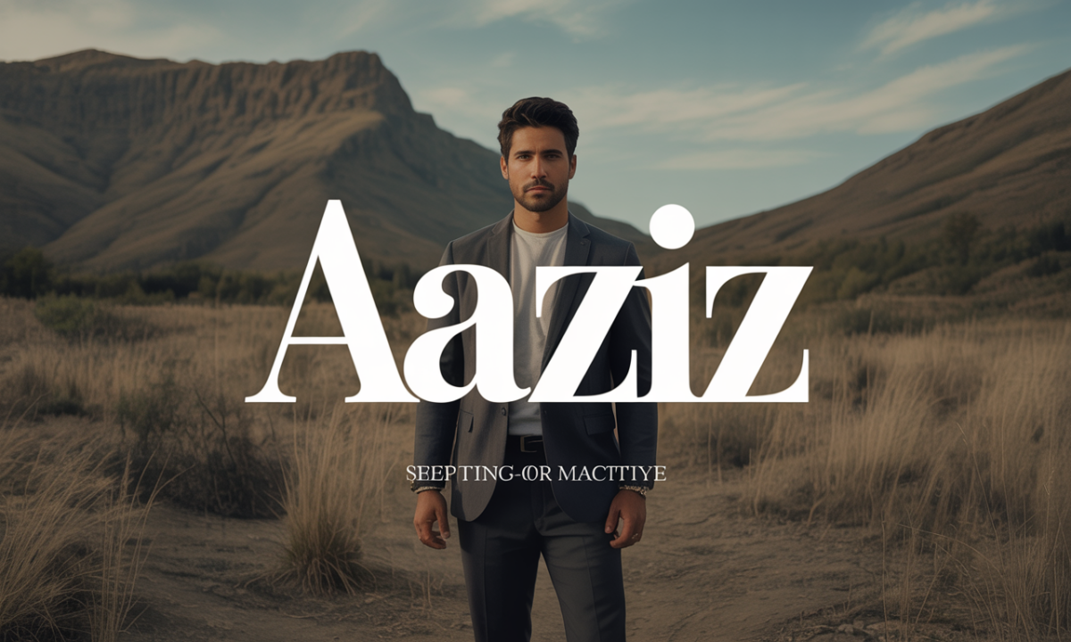 Illustration symbolique liée à l’origine du prénom Aaziz