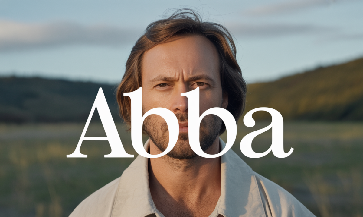 Illustration symbolique liée à l’origine du prénom Abba