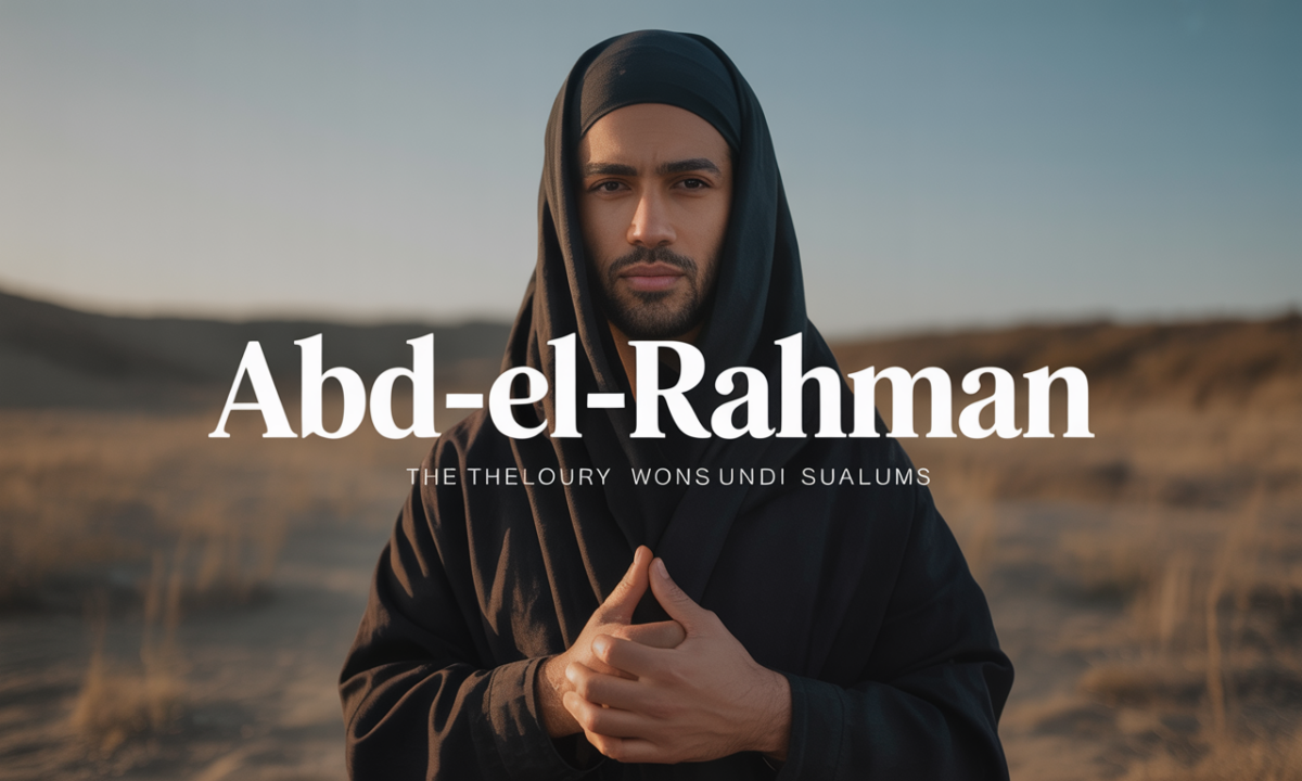 Illustration symbolique liée à l’origine du prénom Abd-el-rahman