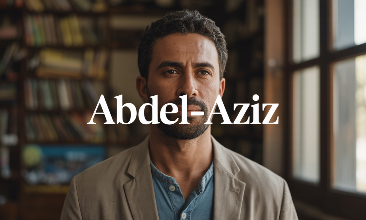 Illustration symbolique liée à l’origine du prénom Abdel-aziz