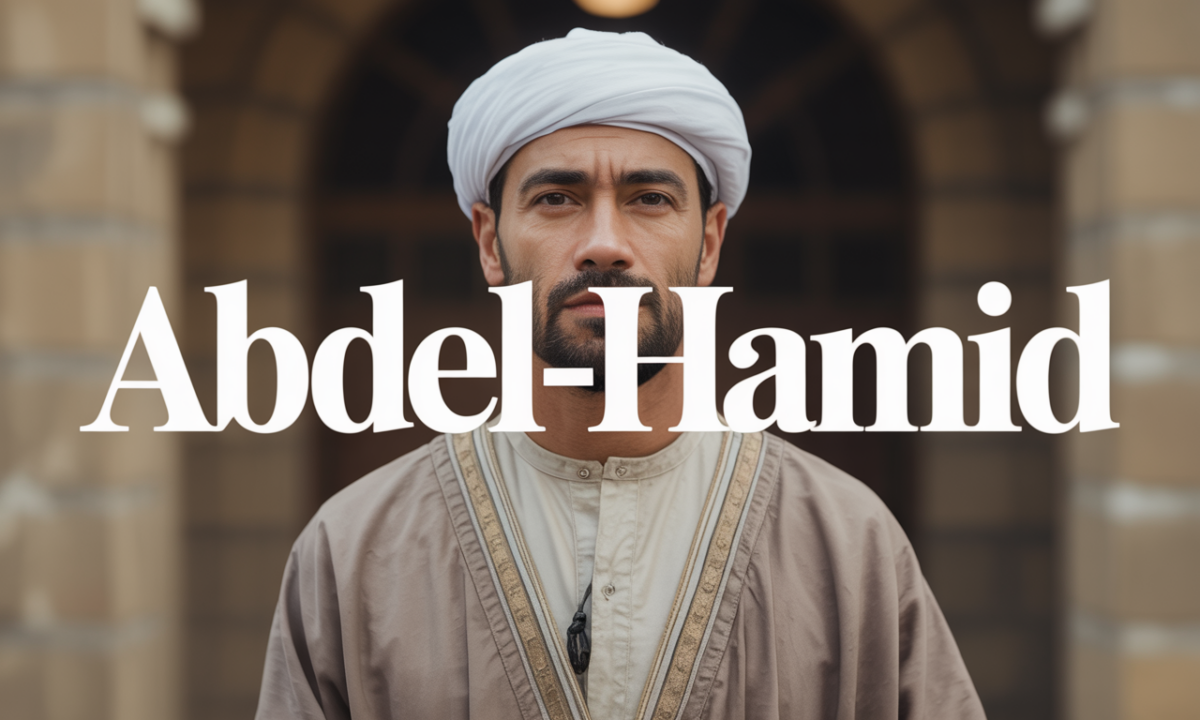 Illustration symbolique liée à l’origine du prénom Abdel-hamid