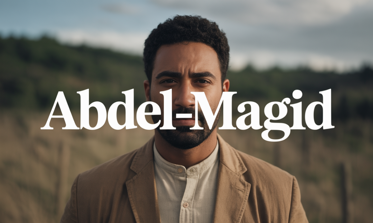 découvrez tout sur abdel-magid : actualités, projets et parcours inspirant d'une personnalité engagée.