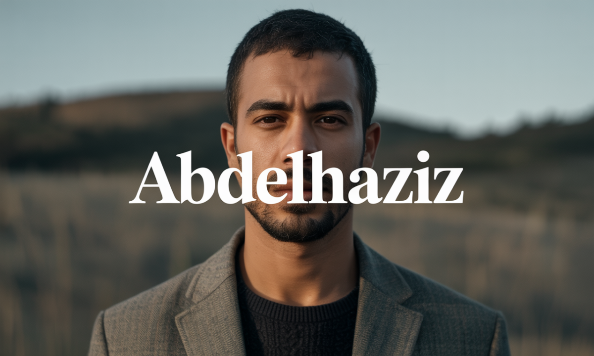 Illustration symbolique liée à l’origine du prénom Abdelhaziz