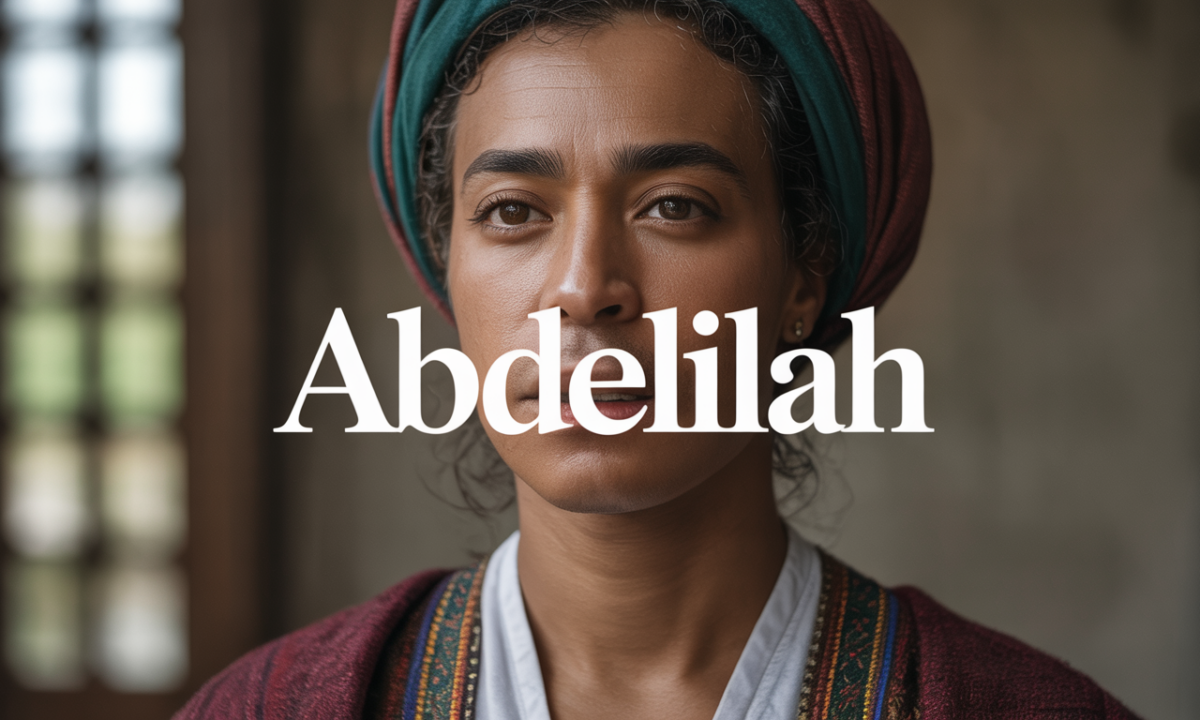 Illustration symbolique liée à l’origine du prénom Abdelilah