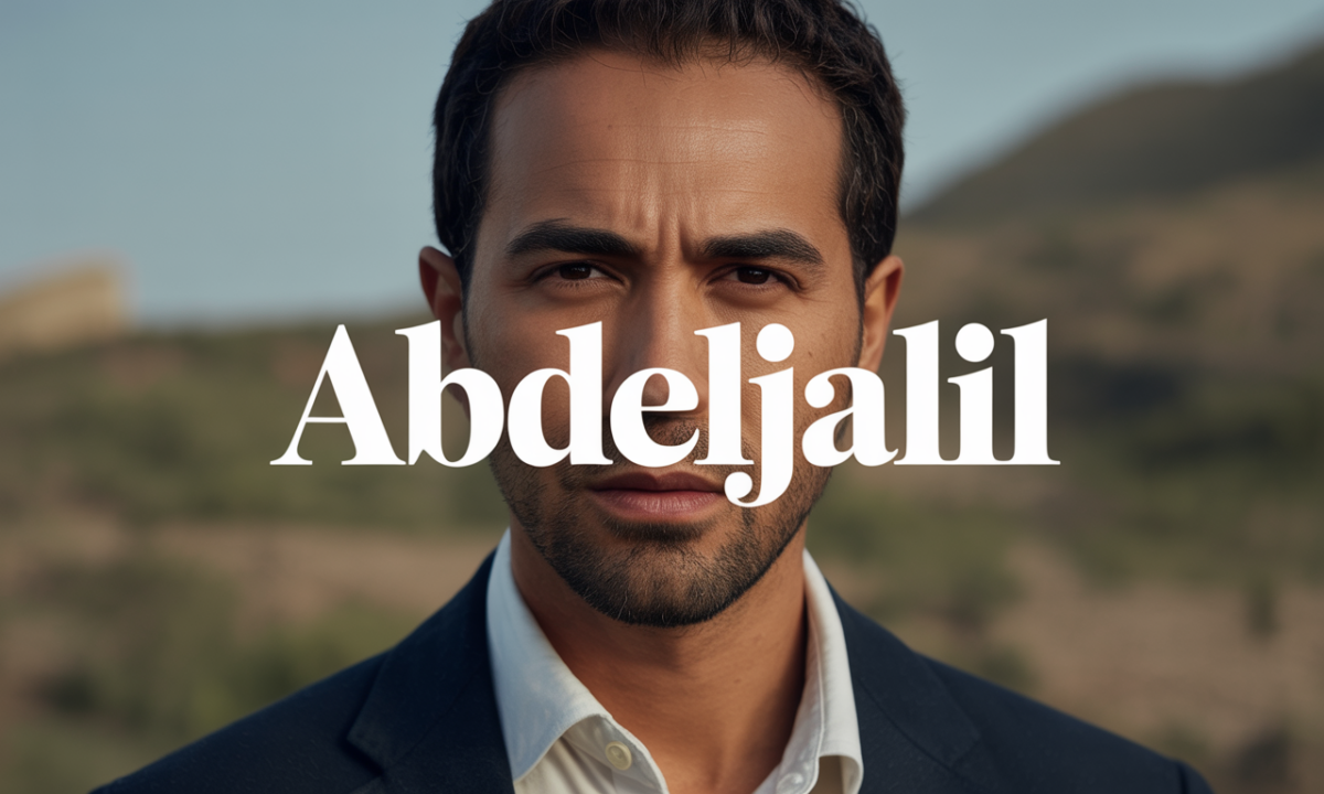 Illustration symbolique liée à l’origine du prénom Abdeljalil