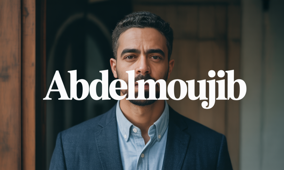 Illustration symbolique liée à l’origine du prénom Abdelmoujib