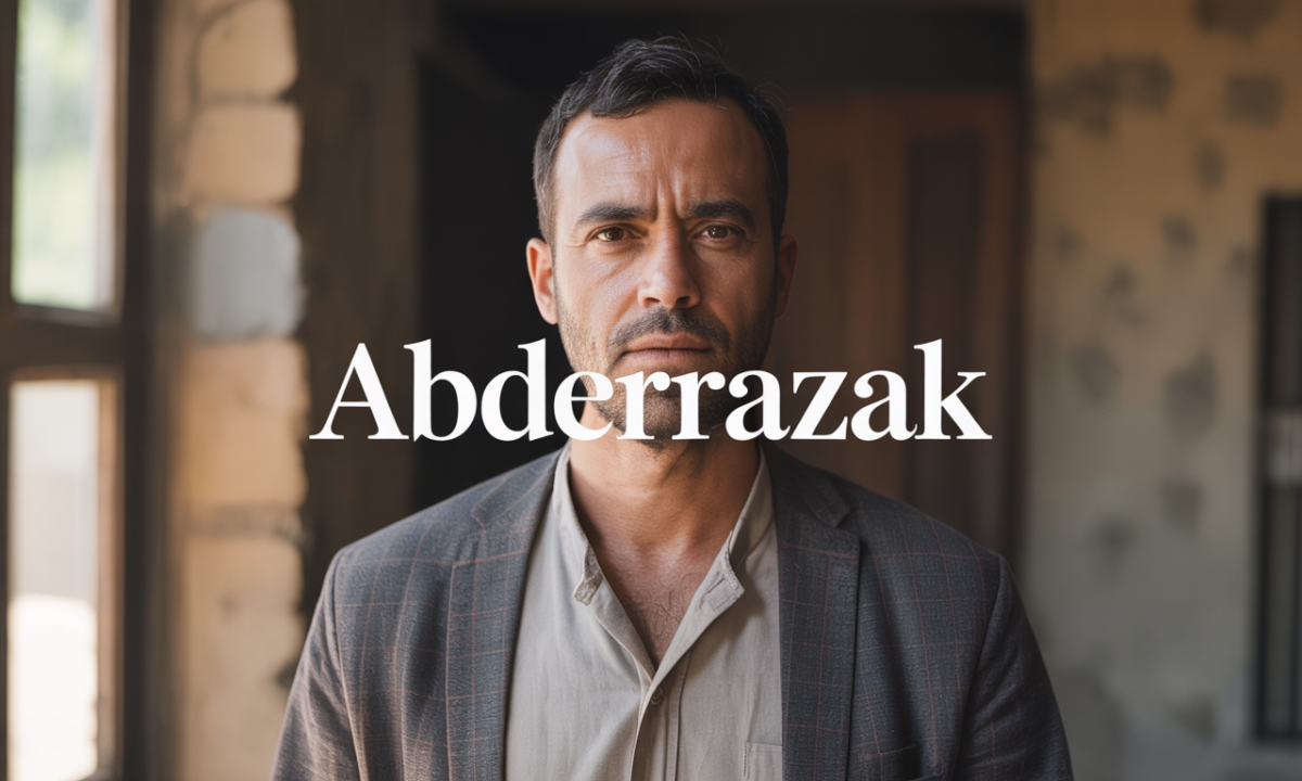 Illustration symbolique liée à l’origine du prénom Abderrazak