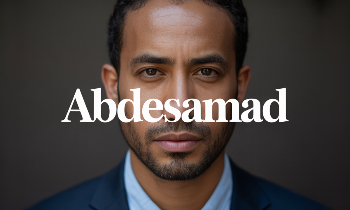 Illustration symbolique liée à l’origine du prénom Abdesamad