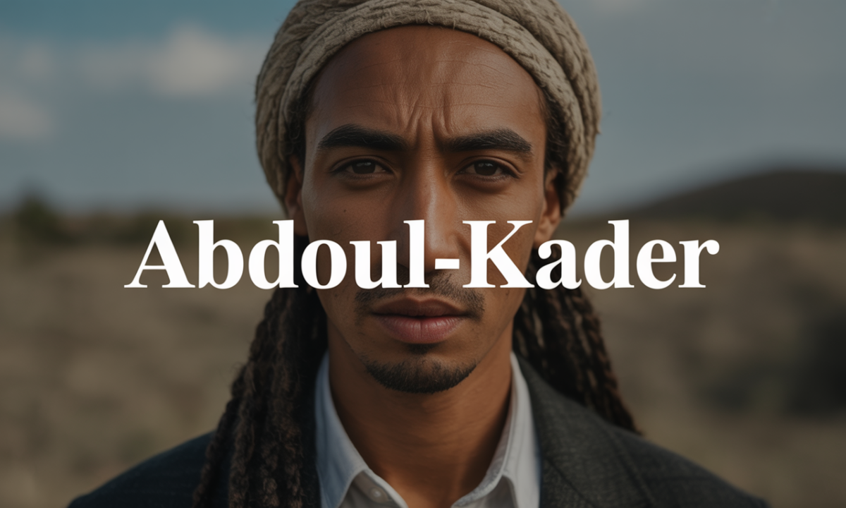 Illustration symbolique liée à l’origine du prénom Abdoul-kader