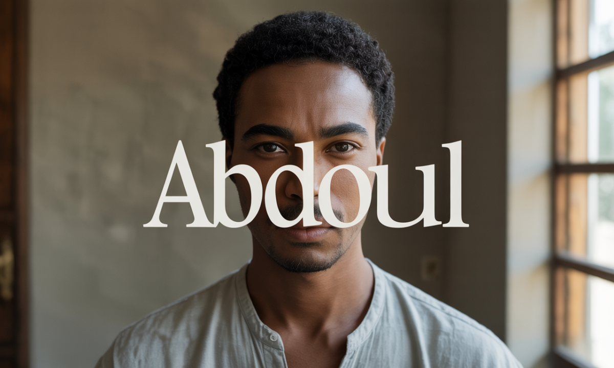 Illustration symbolique liée à l’origine du prénom Abdoul