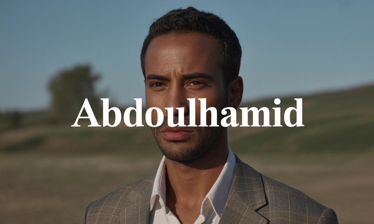 Illustration symbolique liée à l’origine du prénom Abdoulhamid