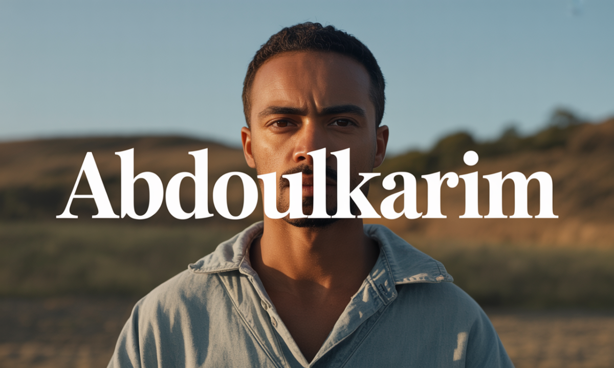 découvrez abdoulkarim, un prénom plein de signification et d'histoire, idéal pour votre choix de nom ou pour mieux comprendre ses origines et sa portée culturelle.