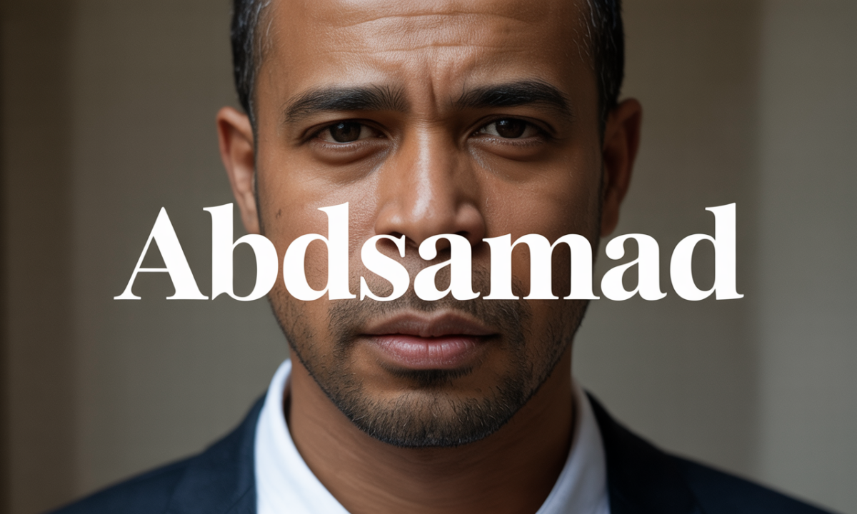 Illustration symbolique liée à l’origine du prénom Abdsamad