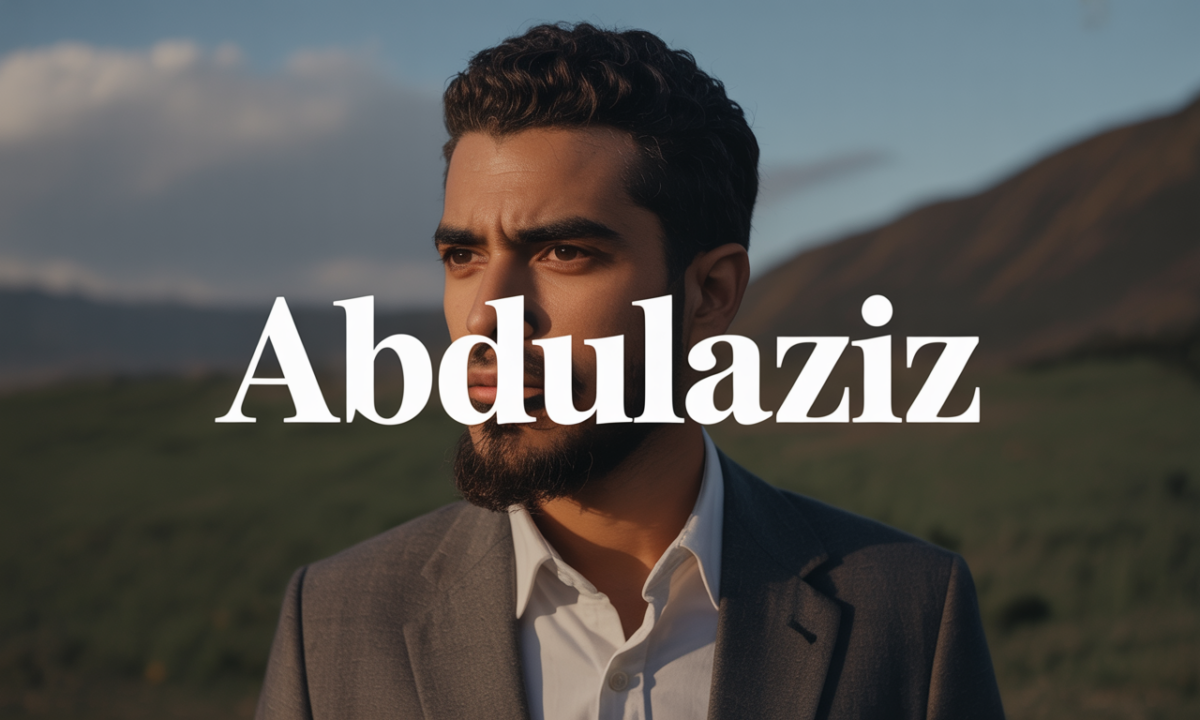 Illustration symbolique liée à l’origine du prénom Abdulaziz