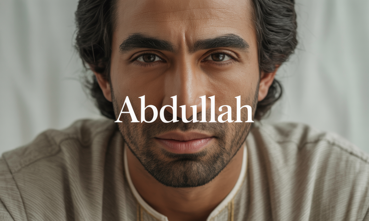 Illustration symbolique liée à l’origine du prénom Abdullah