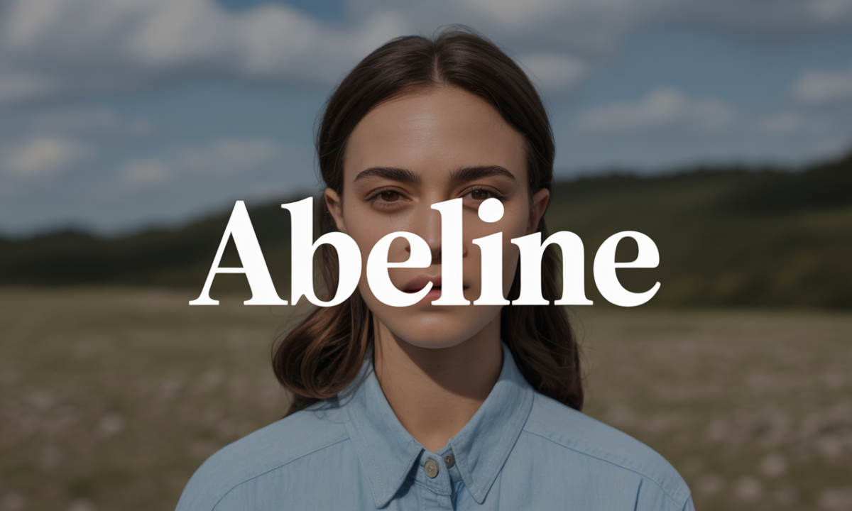 Illustration symbolique liée à l’origine du prénom Abeline