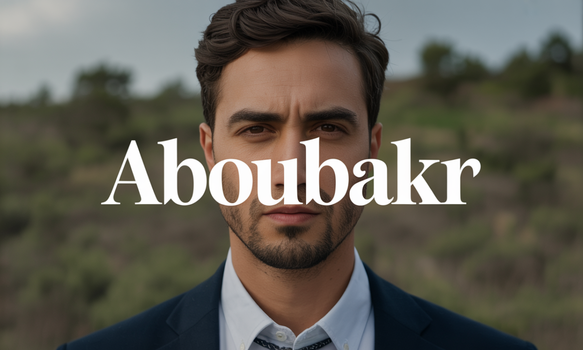 Illustration symbolique liée à l’origine du prénom Aboubakr