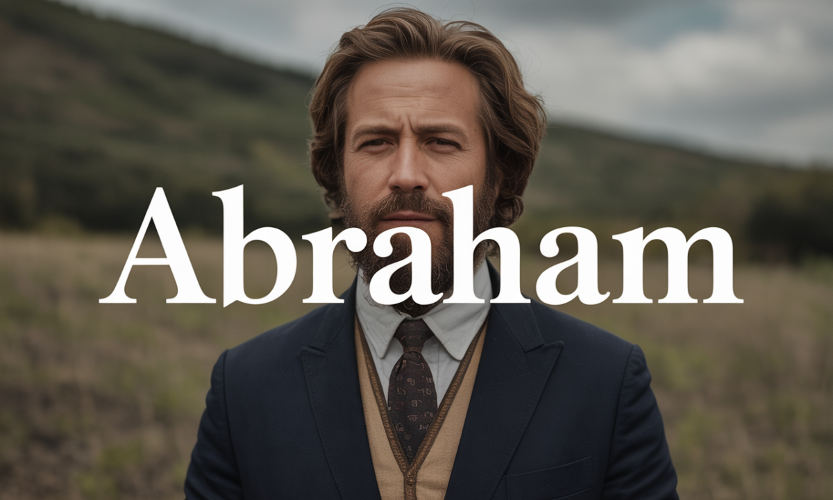 Illustration symbolique liée à l’origine du prénom Abraham