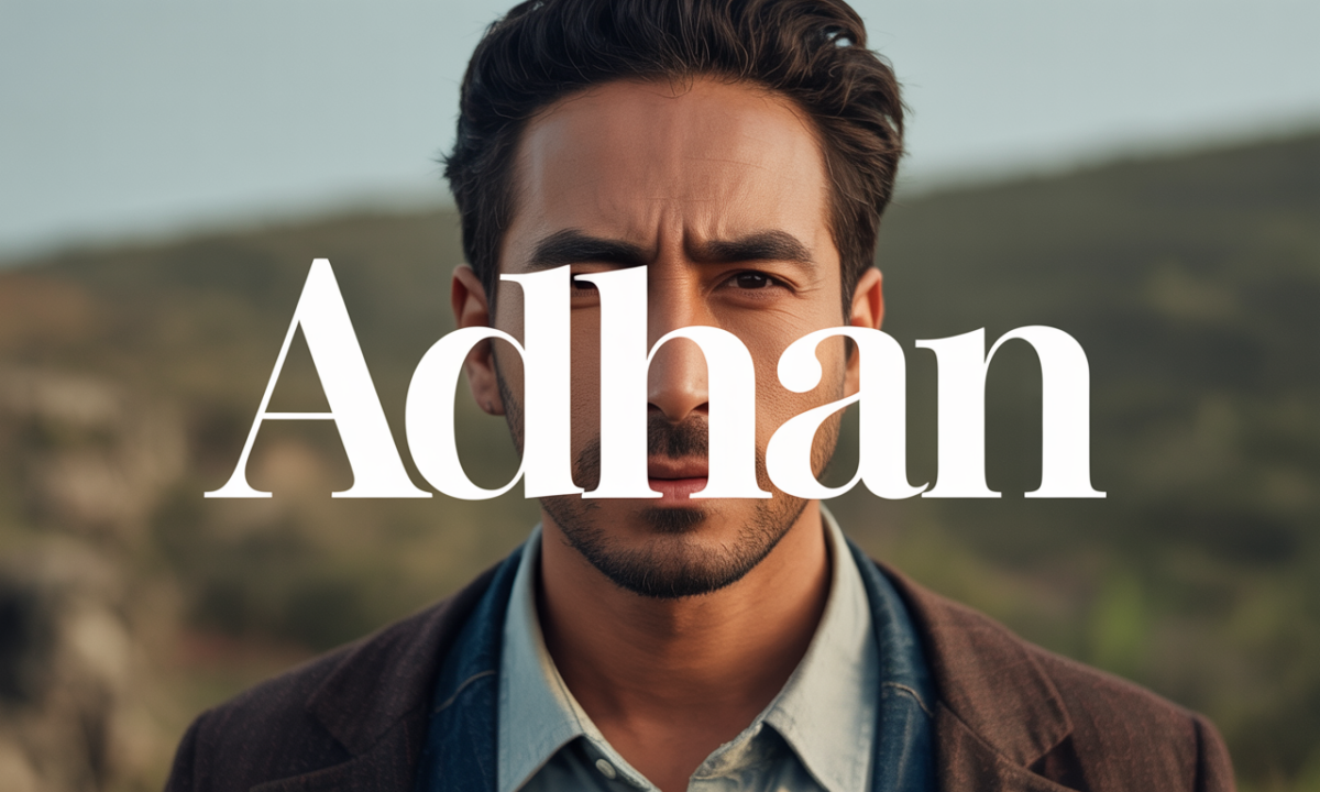 Illustration symbolique liée à l’origine du prénom Adhan