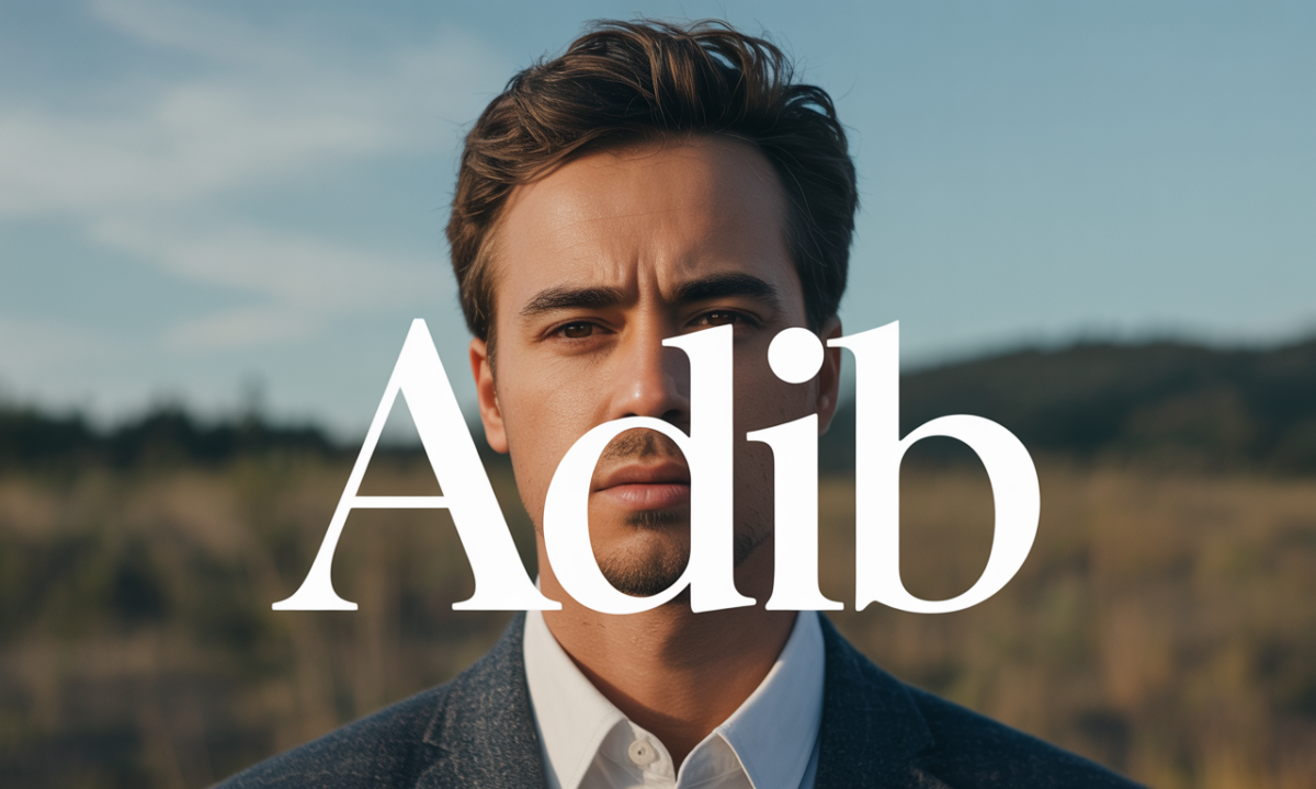 Illustration symbolique liée à l’origine du prénom Adib