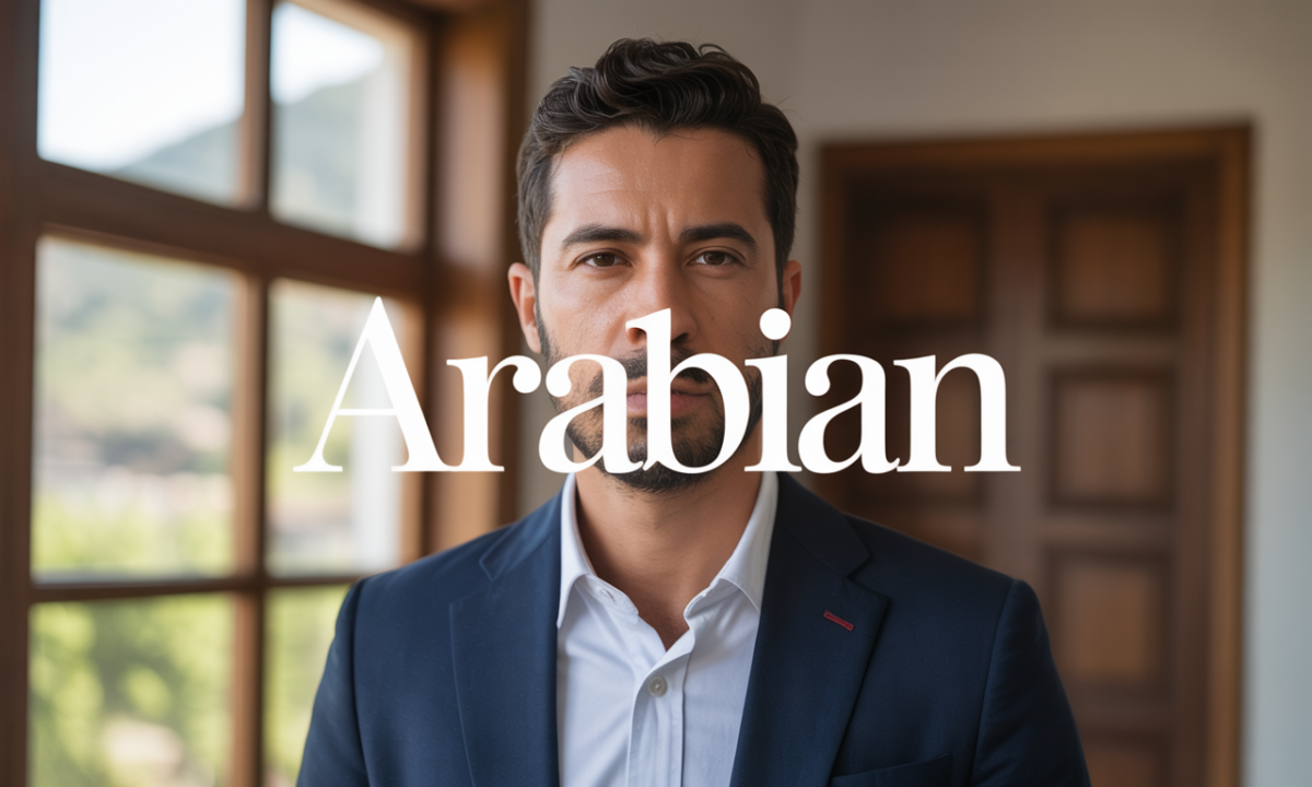 Illustration liée à l’origine et à l’histoire du nom de famille Arabian