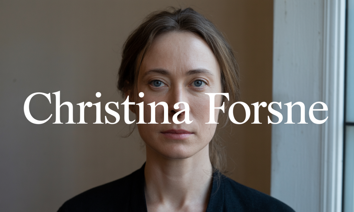 découvrez christina forsne, artiste passionnée et créative, explorant diverses formes d'expression artistique avec originalité et talent.