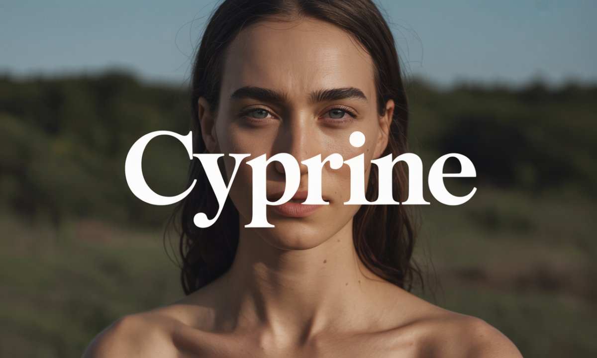 Illustration symbolique liée à l’origine du prénom Cyprine