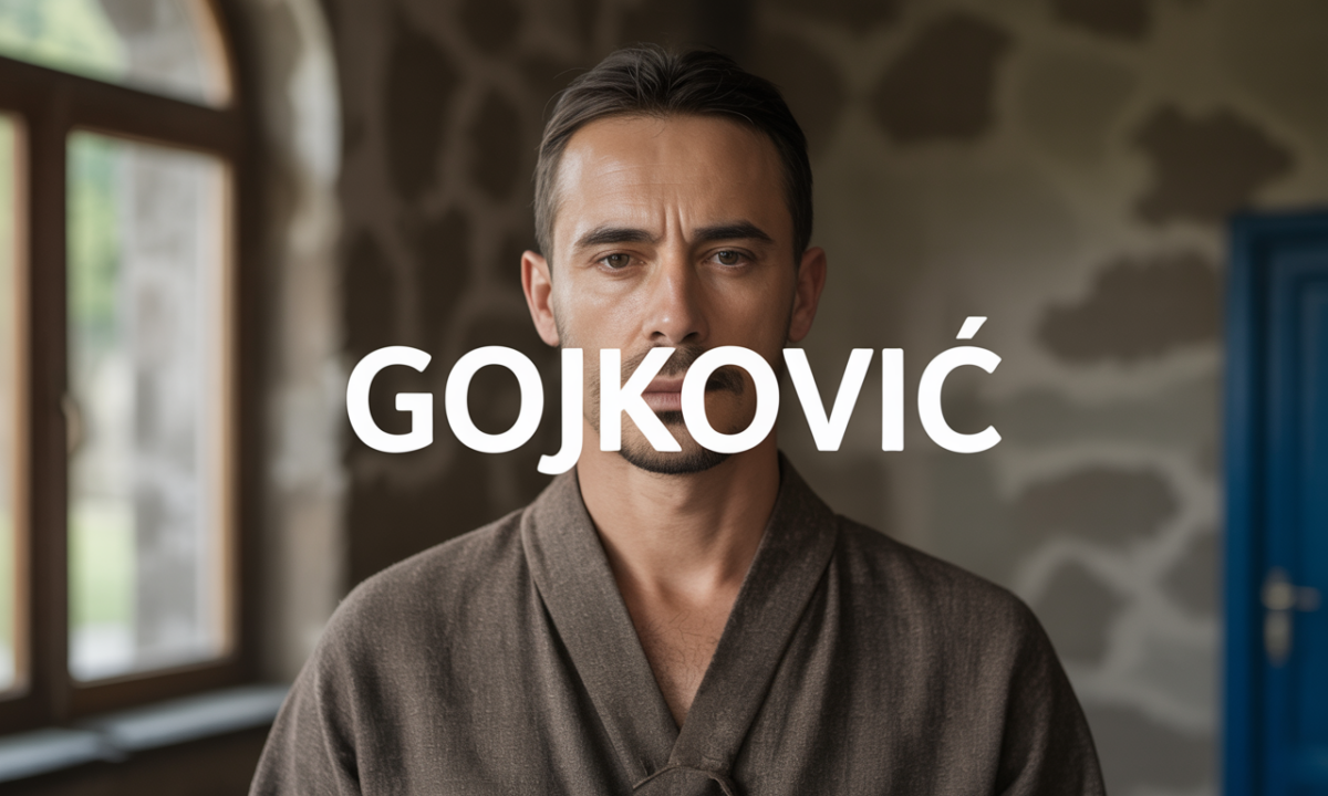 Illustration liée à l’origine et à l’histoire du nom de famille Gojkovic Lette