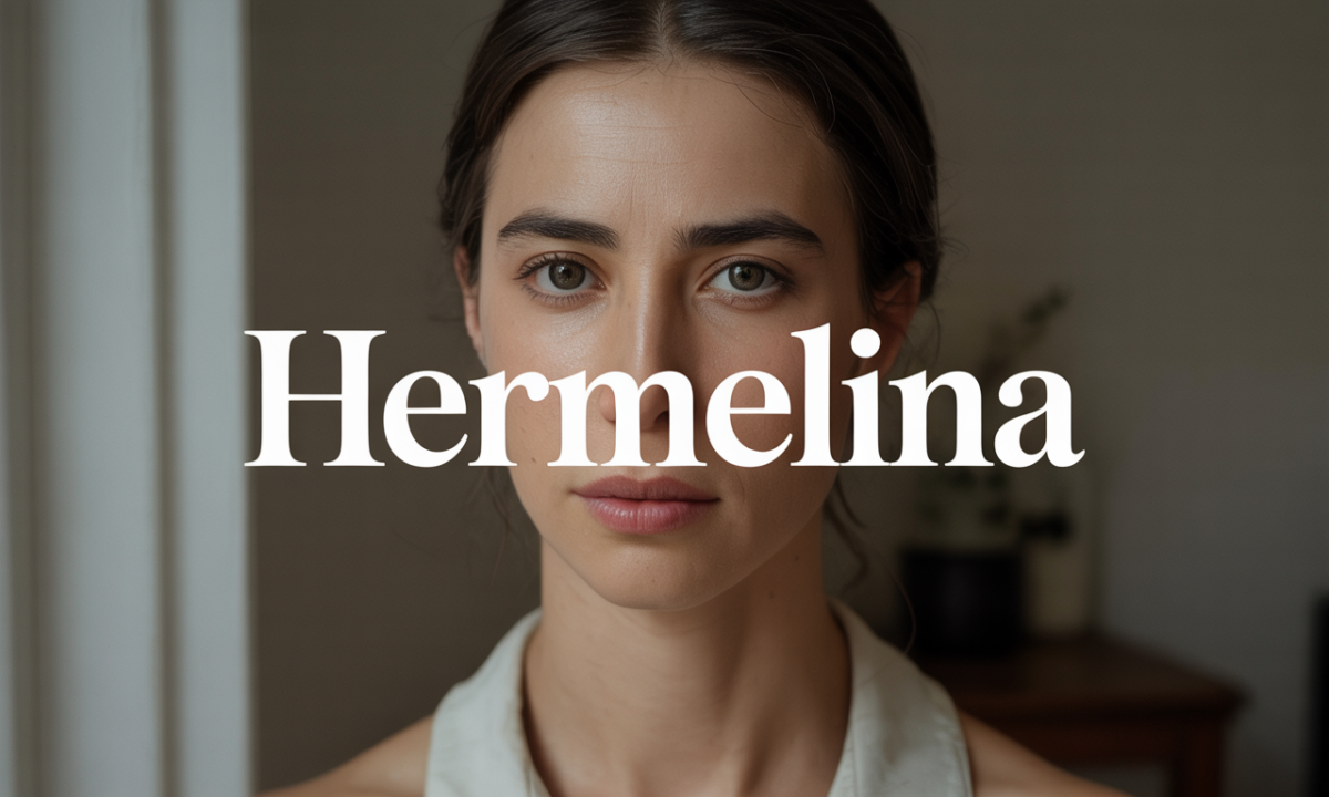 Illustration symbolique liée à l’origine du prénom Hermelina