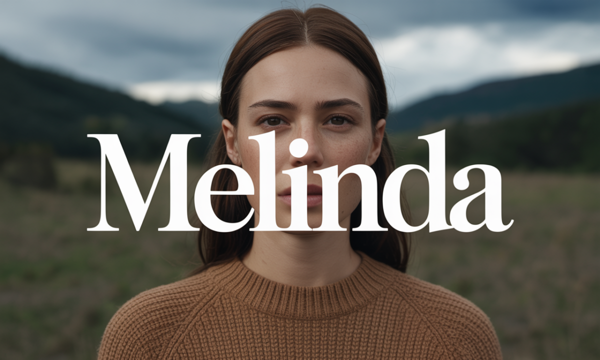 Illustration symbolique liée à l’origine du prénom Melinda