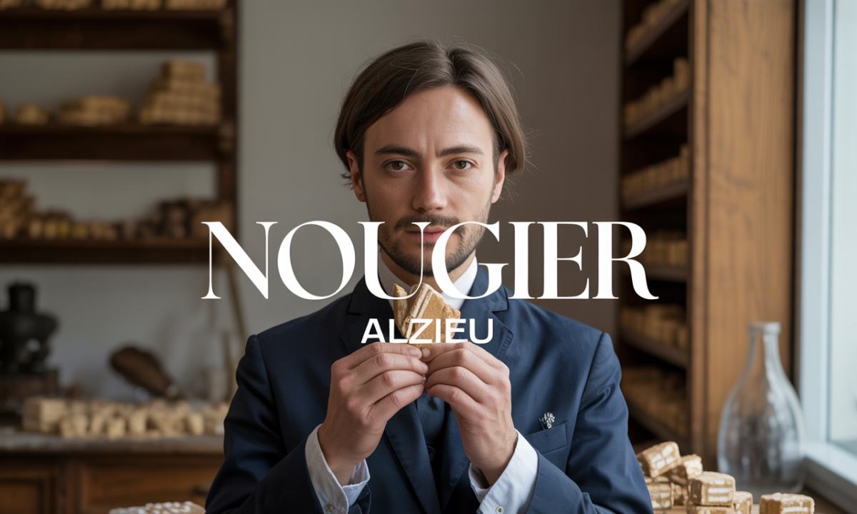 Illustration liée à l’origine et à l’histoire du nom de famille Nougier Alzieu