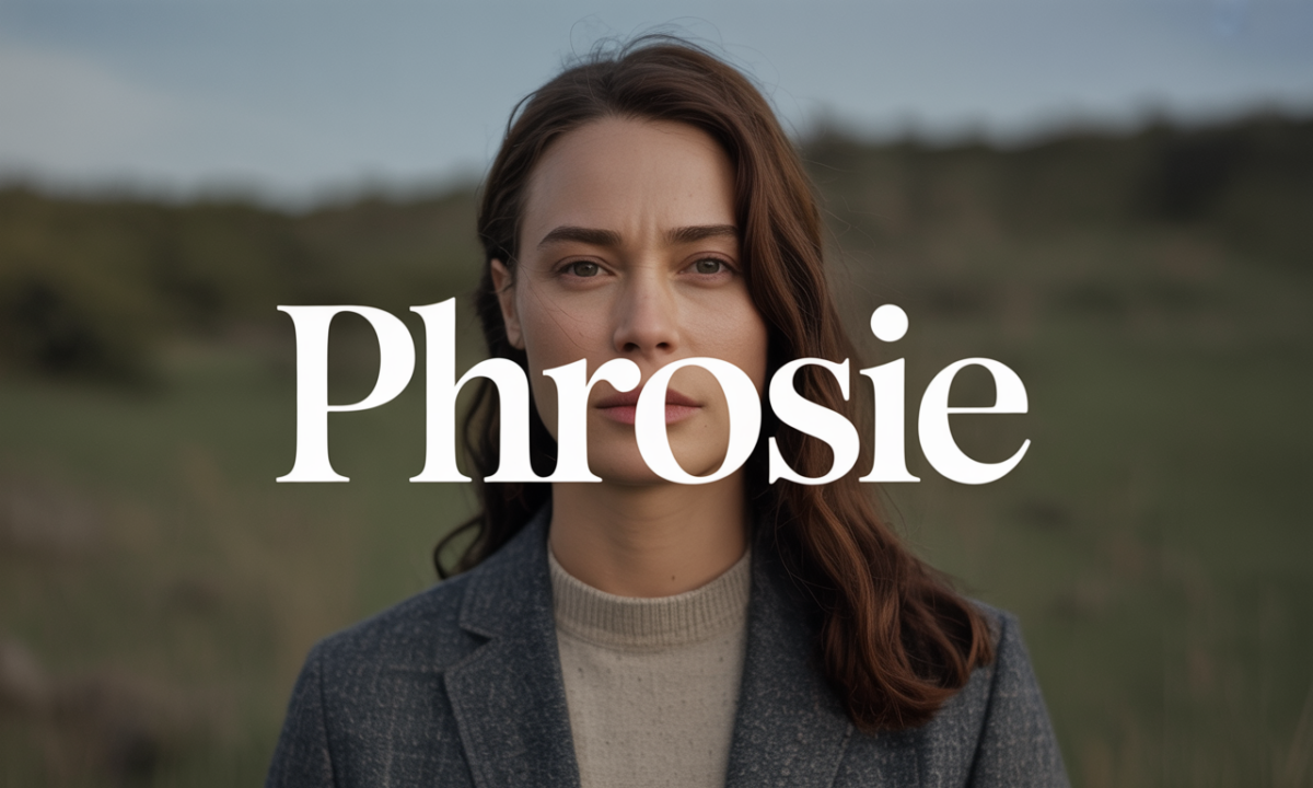 Illustration symbolique liée à l’origine du prénom Phrosie