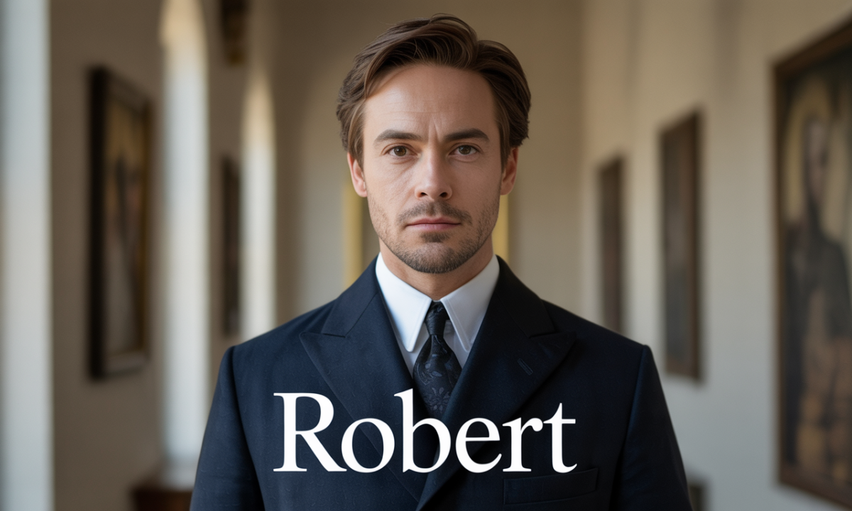 Illustration liée à l’origine et à l’histoire du nom de famille Robert