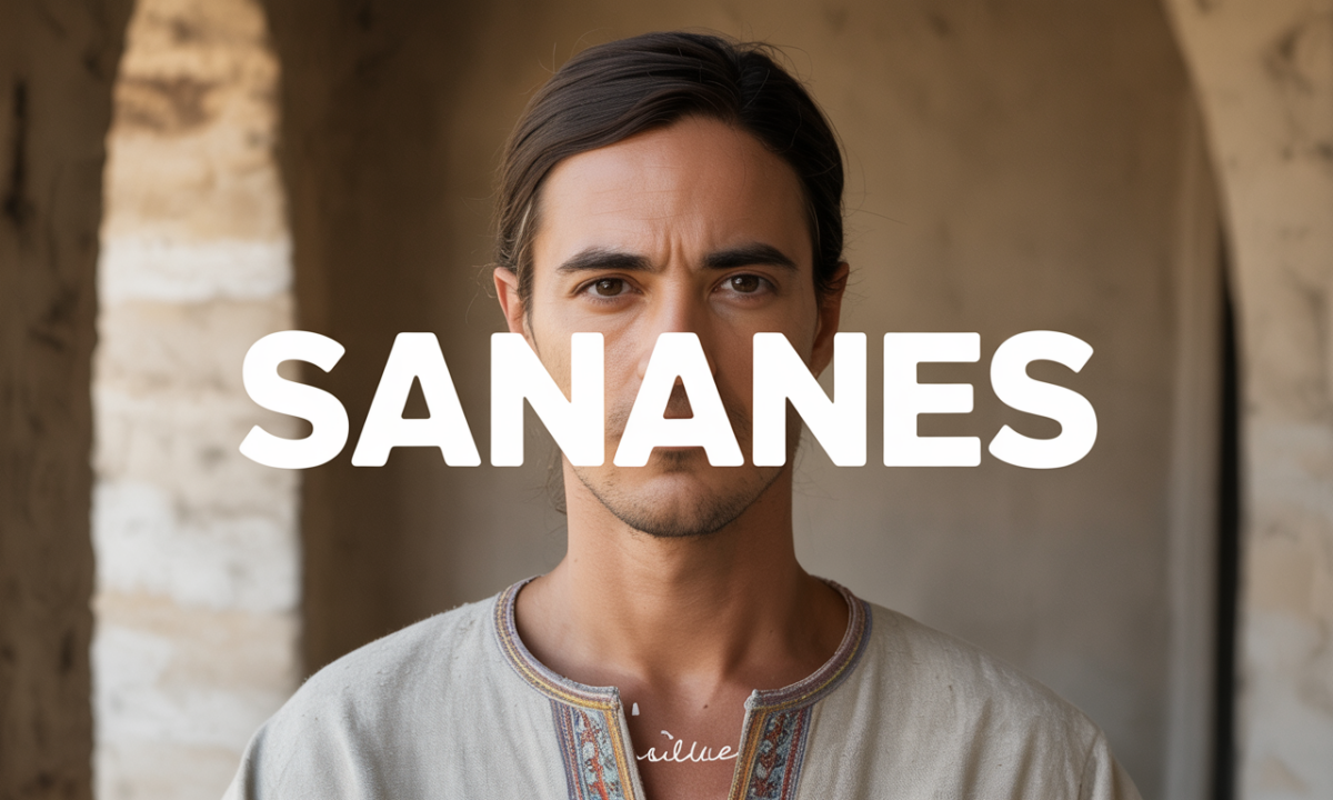 Illustration liée à l’origine et à l’histoire du nom de famille Sananes