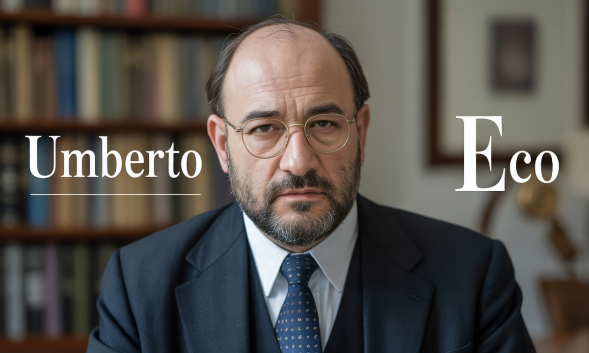 découvrez la vie, les œuvres et la pensée d'umberto eco, célèbre écrivain, philosophe et sémiologue italien, reconnu pour ses romans et ses travaux intellectuels.