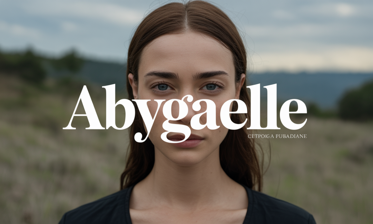 Illustration symbolique liée à l’origine du prénom Abygaelle