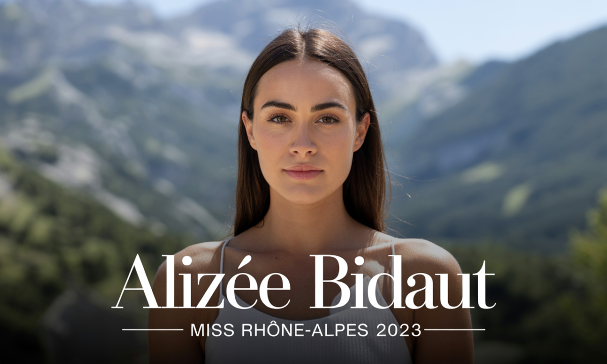 découvrez alizée bidaut, élue miss rhône-alpes 2023, symbole d'élégance et de charme de la région.