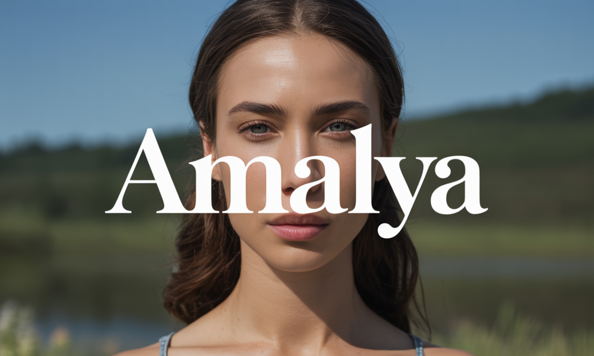 Illustration symbolique liée à l’origine du prénom Amalya