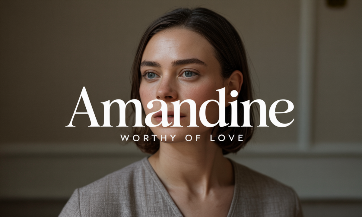Illustration symbolique liée à l’origine du prénom Amandine