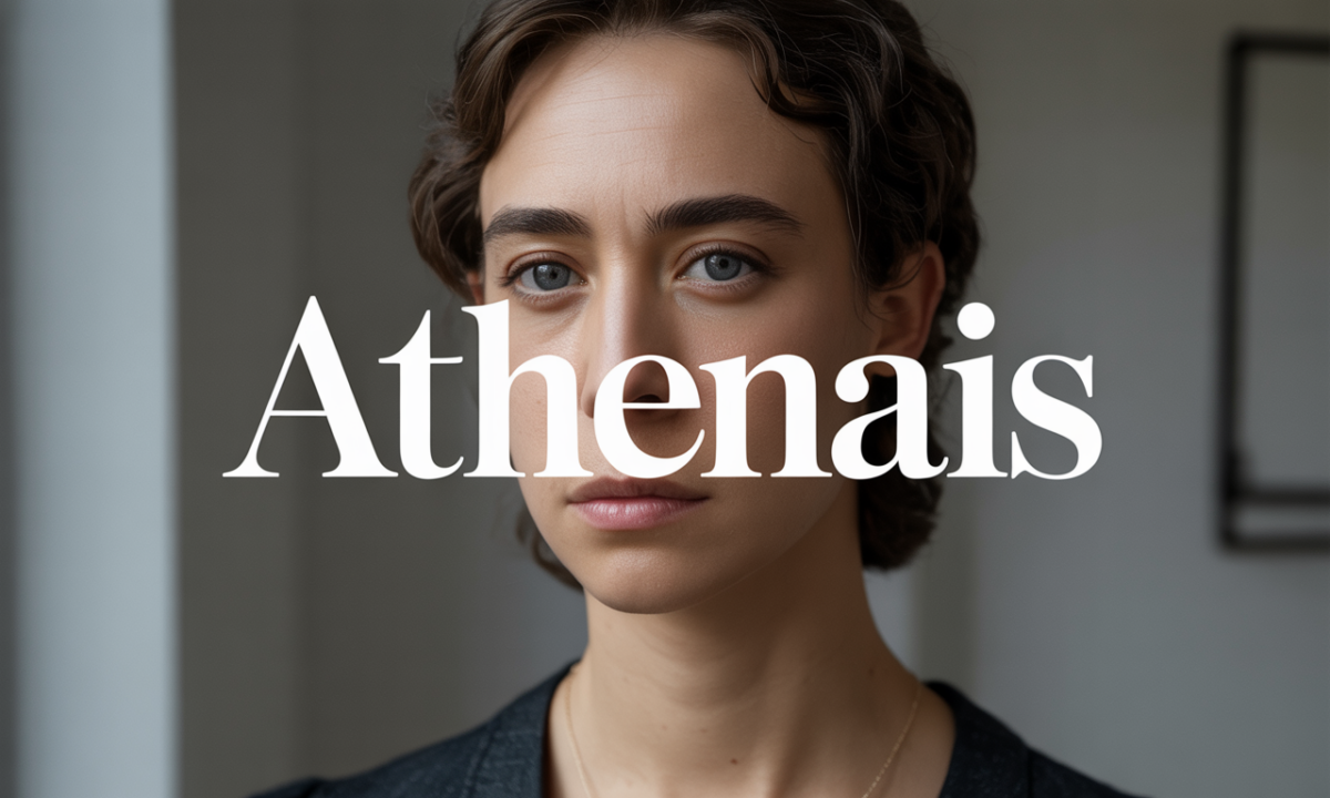 Illustration symbolique liée à l’origine du prénom Athenais