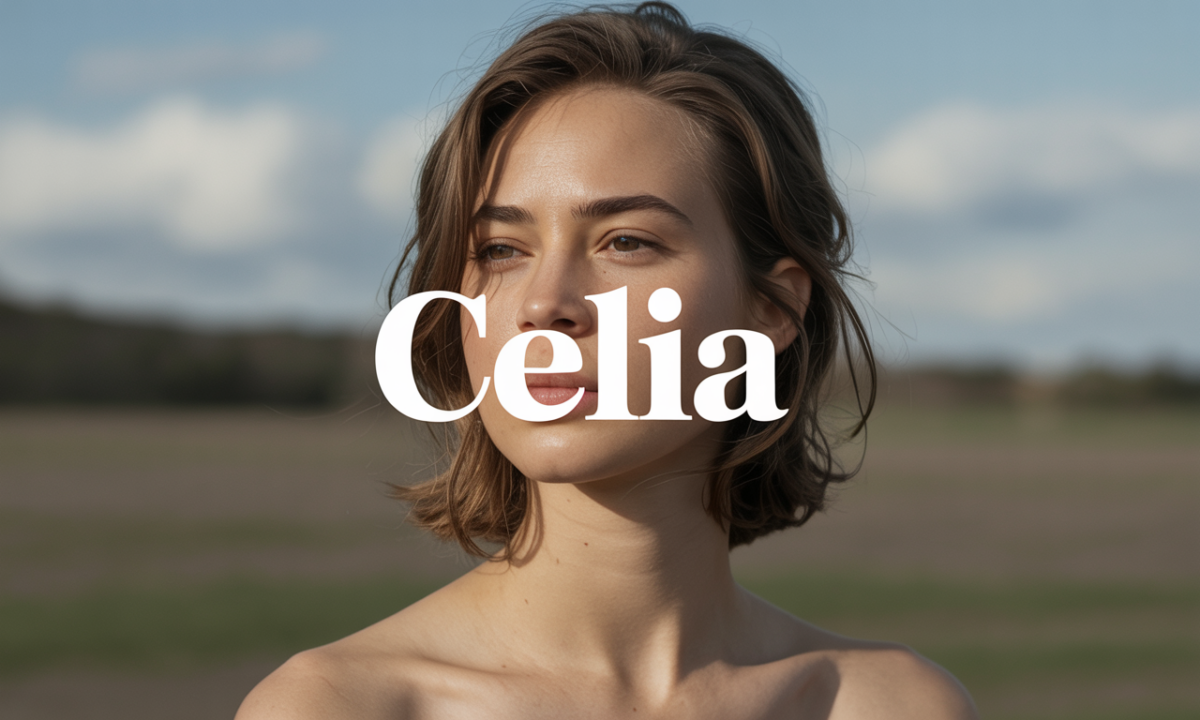 Illustration symbolique liée à l’origine du prénom Celia