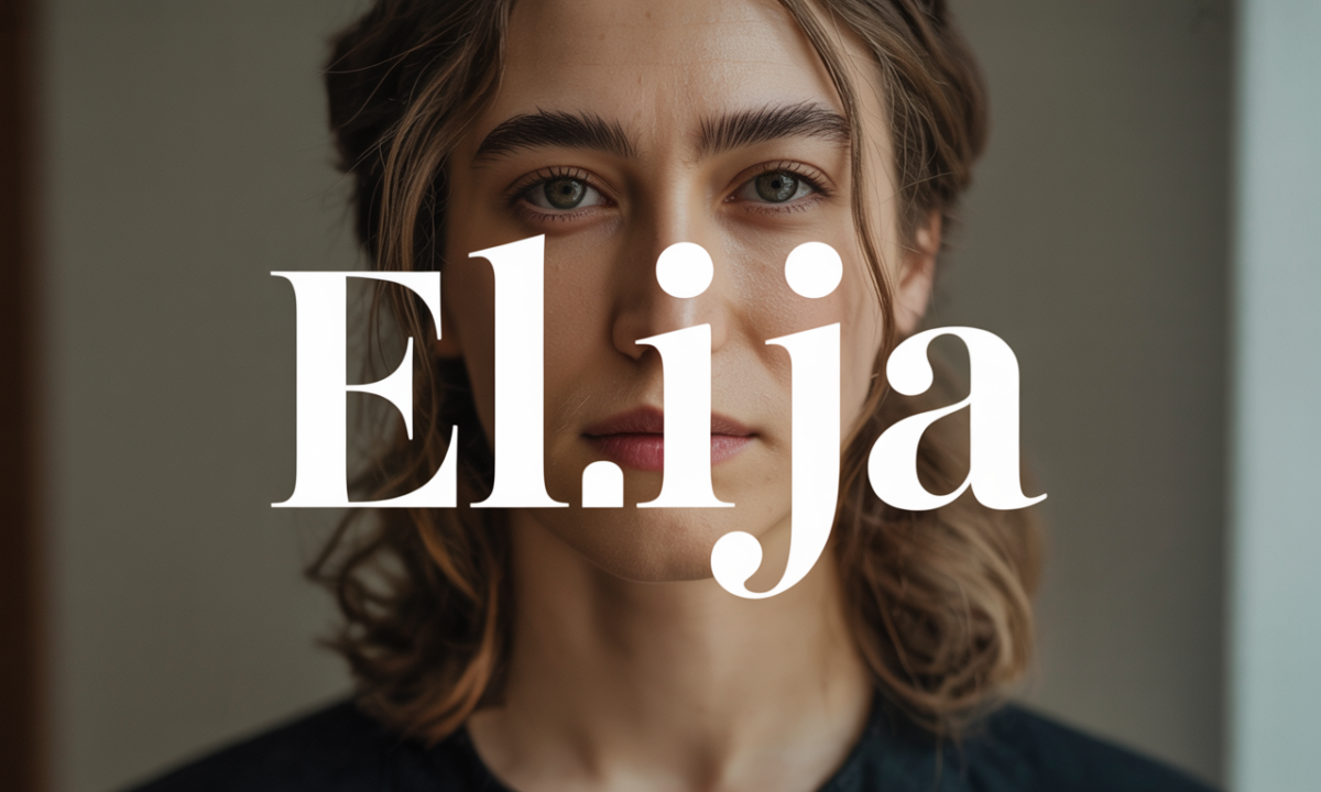 Illustration symbolique liée à l’origine du prénom Elija