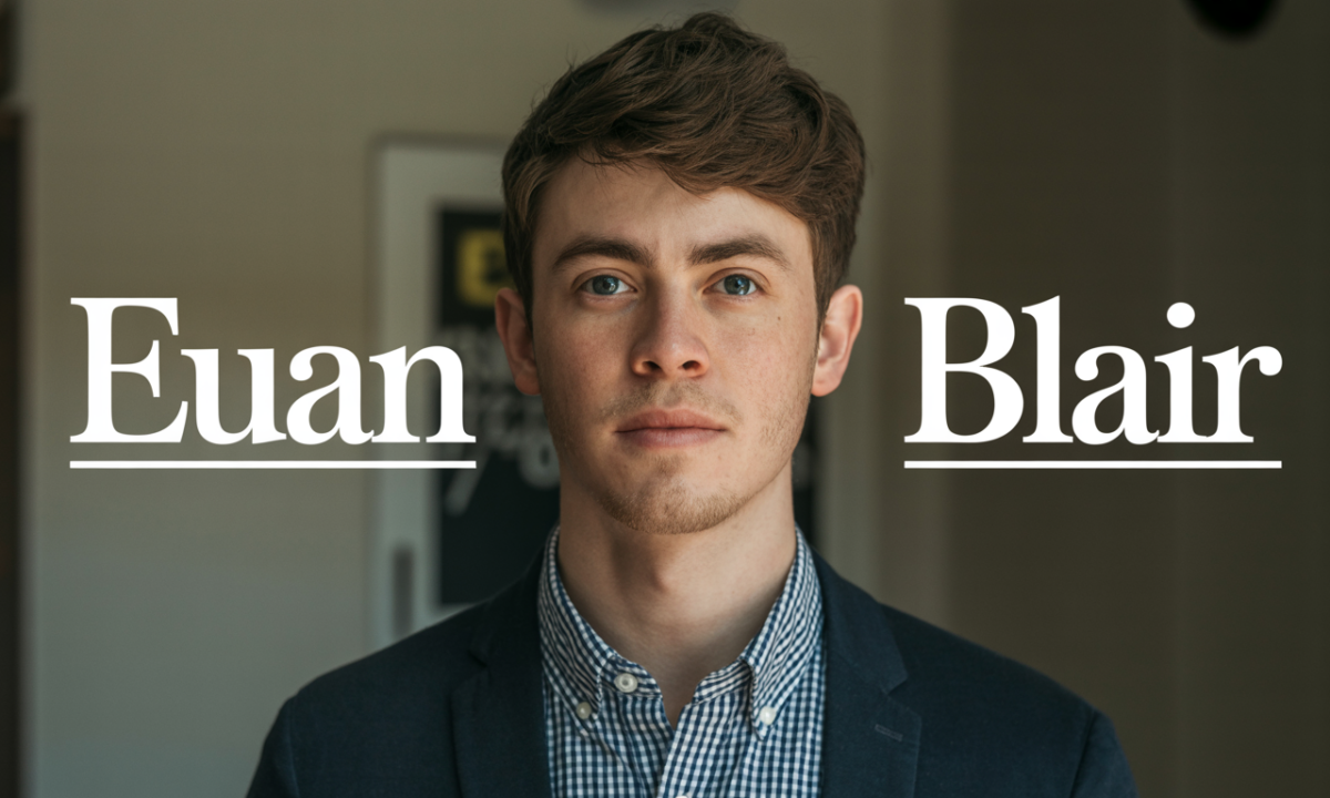 Illustration de Euan Blair, personnalité publique