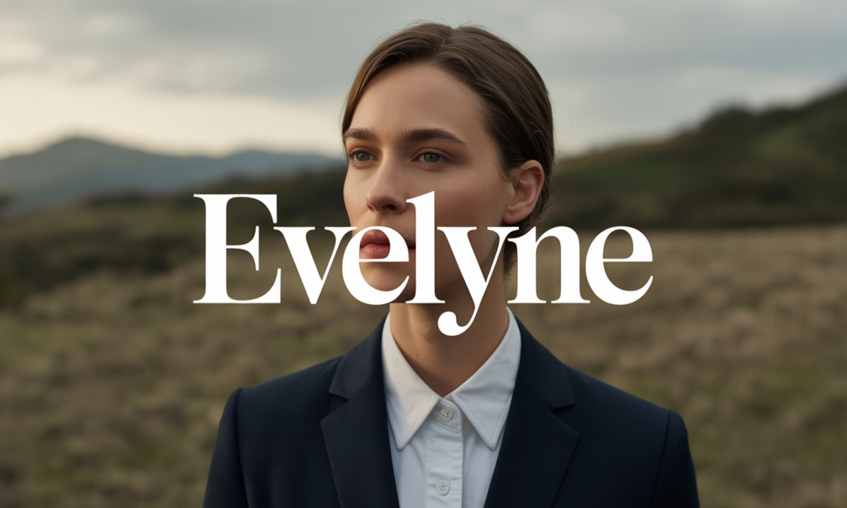 Illustration symbolique liée à l’origine du prénom Evelyne