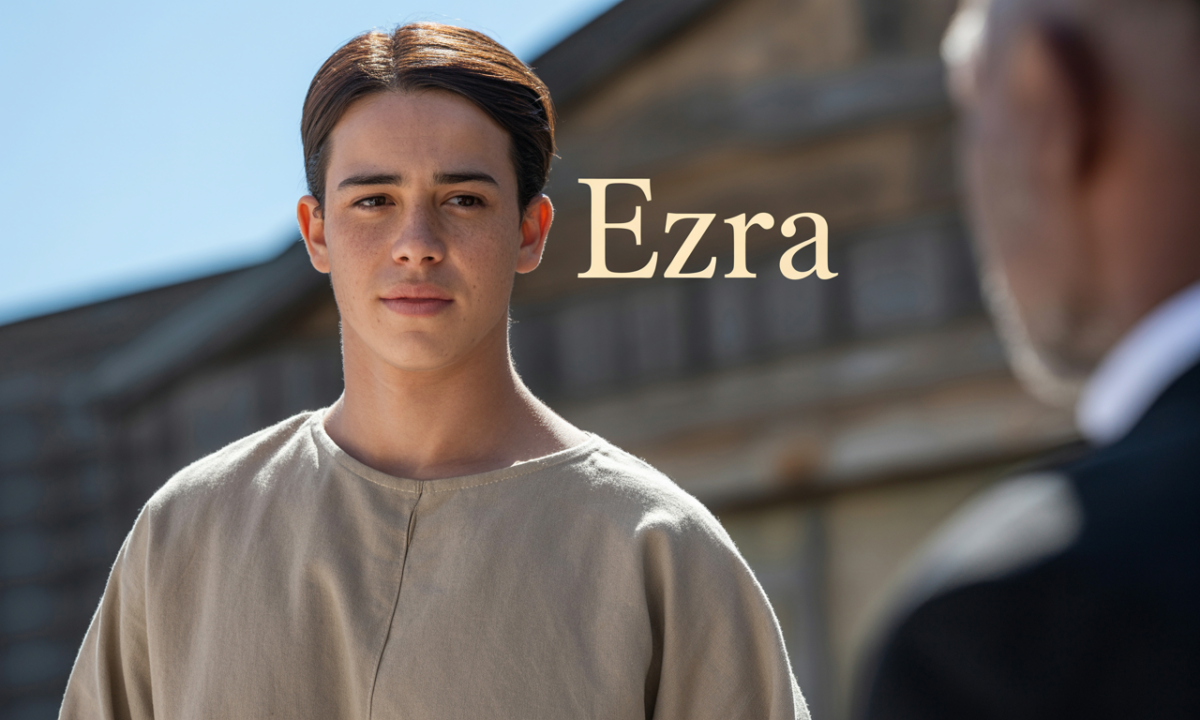 Illustration symbolique liée à l’origine du prénom Ezra