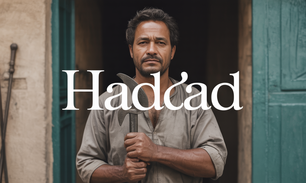 Illustration symbolique liée à l’origine du prénom Haddad