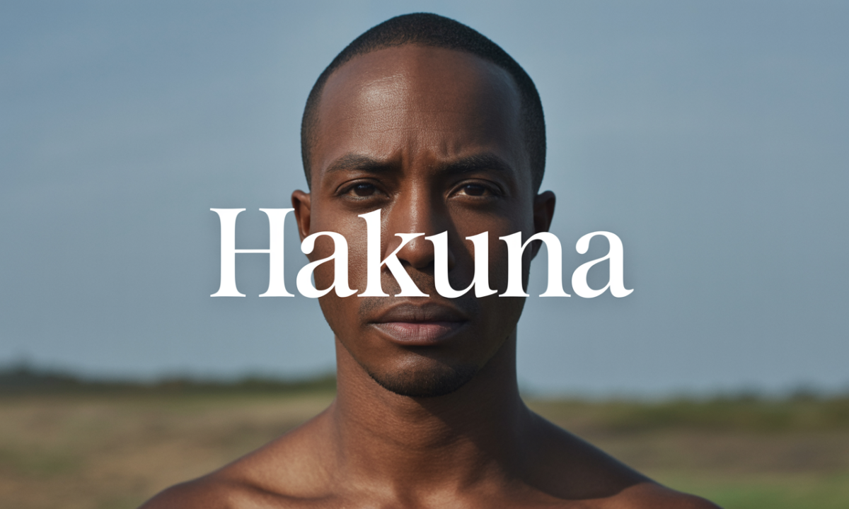 Illustration symbolique liée à l’origine du prénom Hakuna